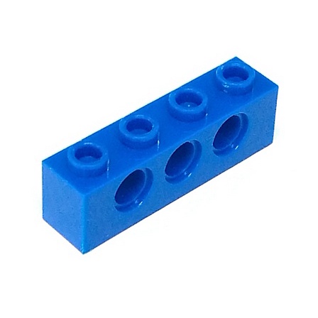 technic-bricks-1x4-blue-ชิ้นส่วน-brick-โดยมี-pin-ต่อ-และ-รู-holes-อยู่ในตัว-bricks-สีน้ำเงิน-5-อันต่อชุด