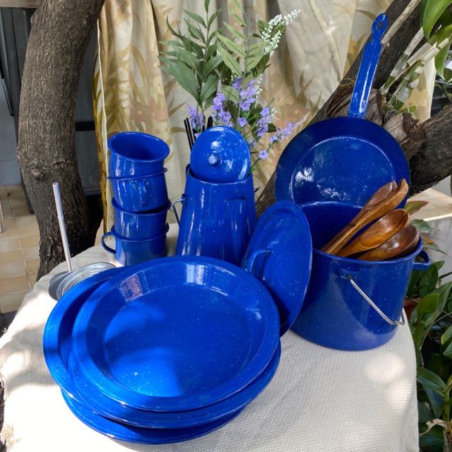 ชุดอีนาเมลสำหรับแคมปิ้ง Enamel for camping Shopee Thailand