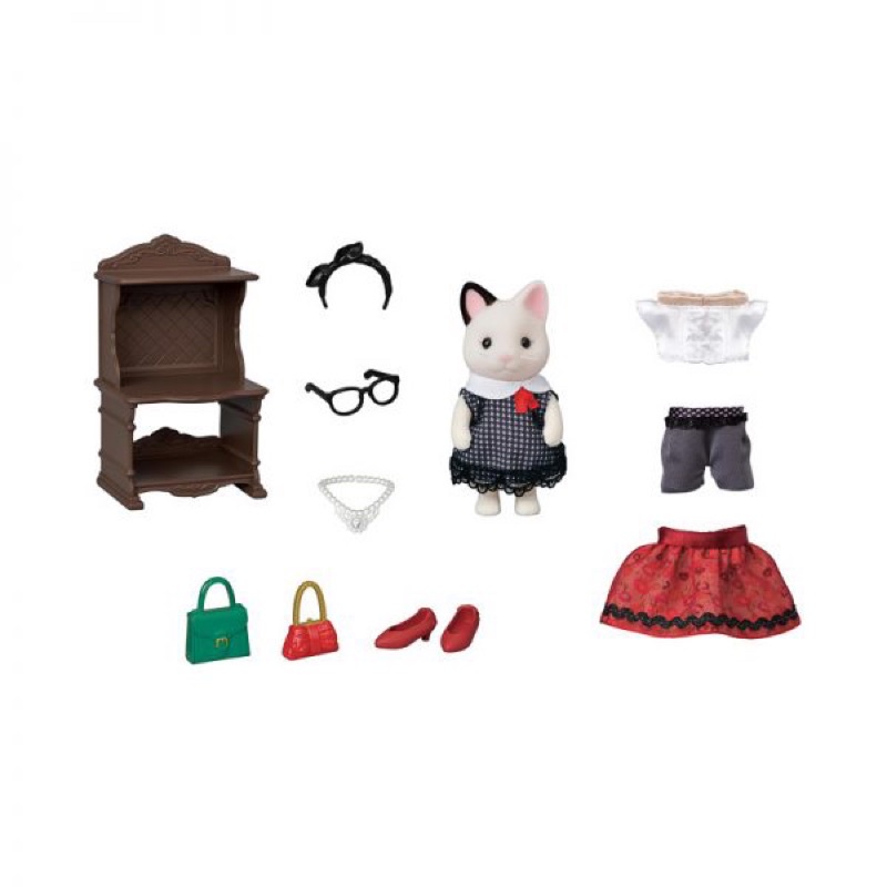 sylvanian-town-fashion-play-set-town-girl-series-tuxedo-cat