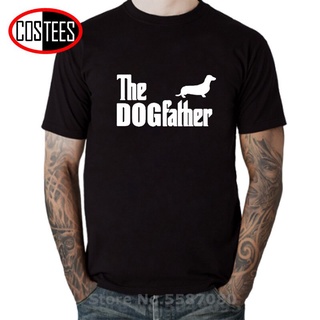 เสื้อยืดแขนสั้นลําลอง ผ้าฝ้าย พิมพ์ลาย Dachshund Sausage Dog แฟชั่นฤดูร้อน สําหรับผู้ชายS-5XL