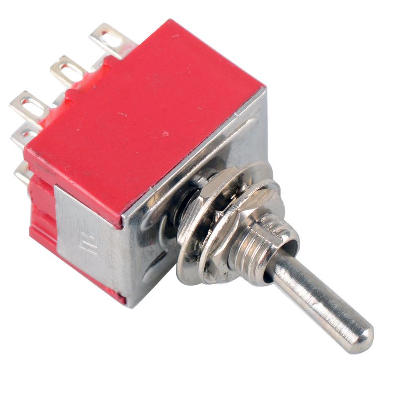 Mini MTS-203 9-Pin DPDT ON-OFF-ON Toggle Switch 6A 125VAC Home Tool Decor