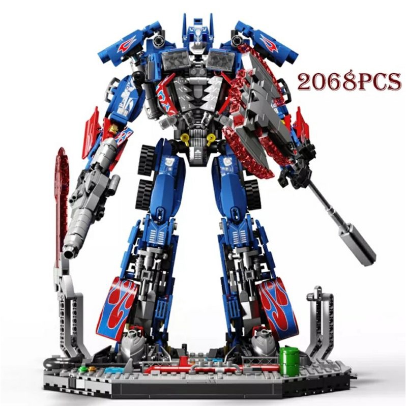 โมเดลตัวต่อเลโก้-no-6006-หุ่นทรานฟอร์เมอร์-optimus-prime-จำนวน-813ชิ้น