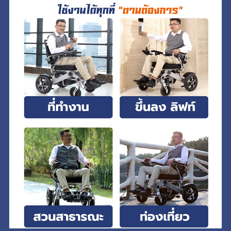 รถเข็นไฟฟ้า-วีลแชร์ไฟฟ้า-wheelchair-ร-รถเข็นผู้สูงอายุไฟฟ้า-มีรับประกันสินค้า-1ปี