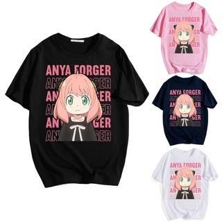 เสื้อยืดลําลอง แขนสั้น พิมพ์ลายกราฟฟิคอนิเมะ Spy X Family Anya Forger สไตล์ญี่ปุ่น ฮาราจูกุ สตรีท ฤดูร้อน โอเวอร์ไซซ์ สํ