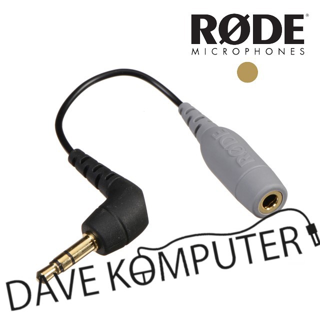 Rode SC3 สายเคเบิลอะแดปเตอร์ 3.5 มม. TRRS เป็น TRS สําหรับ SmartLav ...