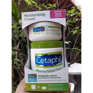 Cetaphil Moisturizing Cream 566g (ขนาดใหญ่พิเศษ) เซตาฟิล บำรุงผิวให้ชุ่มชื้น