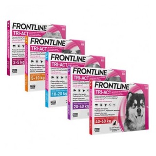 ภาพหน้าปกสินค้าFrontline Tri-Act  ยาหยดป้องกัน และกำจัดยุง เห็บ หมัด และแมงวันคอก สำหรับสุนัข จำนวน 1 กล่อง ที่เกี่ยวข้อง