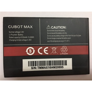 100% New CUBOT MAX Battery 4100mAh Replacement backup battery For CUBOT MAX Cell Phone In Stock