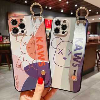 &lt;Samsung Case&gt;Cute KAWS Bear Grid Design Cover Phone Case Samsung A32 A52 A42 A12 A72 A10 A20 A30 A31 A40 A50 A70 A51 A71 A81 A21S A7 2018 M10 M10S M51