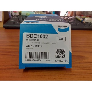 กระบอกเบรกเบ็นดิกซ์ มิตซูบิชิ กาแลนท์ E33,CK-2,CK-5 ปี87-94 (ซ้าย-ขวา)/มิตซูบิชิโคลท์ ปี02-ON (ซ้าย-ขวา) รหัส BDC1002