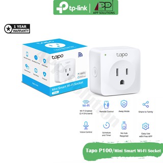 ภาพหน้าปกสินค้าTP-LINK Wi-Fi Smart Plug(เปิด-ปิดไฟผ่านแอพสั่งการด้วยเสียง) รุ่นTapo P100(ประกัน1ปี) ที่เกี่ยวข้อง