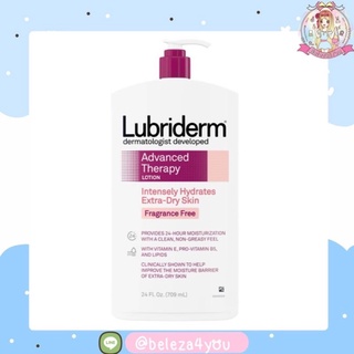 (Pre Order) 🇺🇸 #พรีเมกา Lubriderm Advanced Therapy Fragrance-Free Lotion, Vitamin E, 24 fl. oz