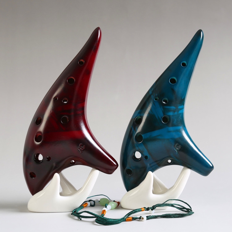 12-hole-ocarina-หลุมขลุ่ยรูปไข่-c-key-musical-instrument