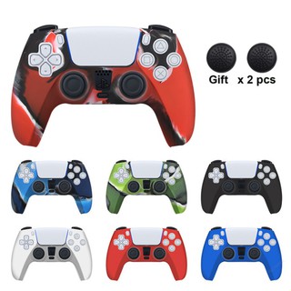 ภาพหน้าปกสินค้าPS5 : สินค้าพร้อมส่ง  มี 7 สี ซิลิโคนหุ้มจอย เคสจอย SILICONE CASE DUALSENSE PS5 CONTROLLER !!!!!!ฟรี ที่หุ้มอนาล็อค ซึ่งคุณอาจชอบสินค้านี้