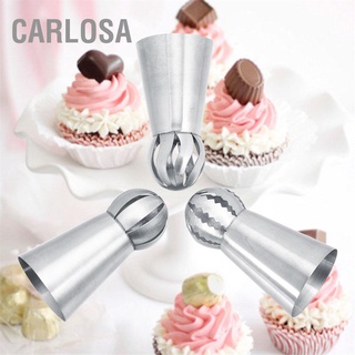 ❣️Sale❣️3Pcs/Set Russian Flower Icing Piping Nozzles Tips Cake Decoration Pastry Cupcake Baking Tools