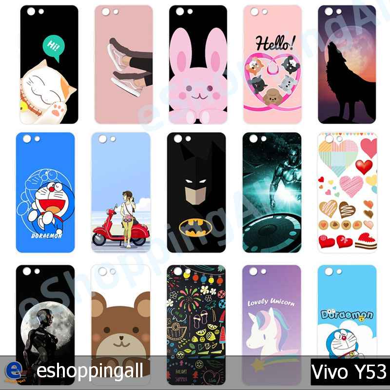 เคสมือถือ-vivo-y53-ชุด-3-เคสกรอบแข็งลายการ์ตูนพร้อมส่ง-กรอบมือถือส่งของในไทย