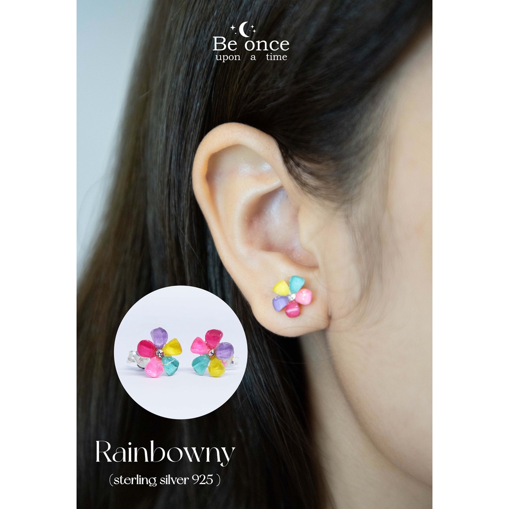 ต่างหูเงินแท้-925-รุ่น-rainbowny