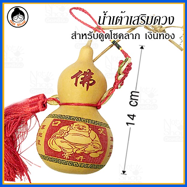 น้ำเต้าเสริมดวง-น้ำเต้าดูดทรัพย์-มหาโชค-เครื่องรางเสริมดวง-14-cm