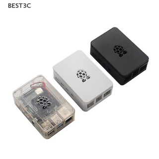 Best3c กล่องเคสปิด + พัดลมระบายความร้อน + ฮีทซิงค์ สําหรับ Raspberry Pi 3 B + / 3 B