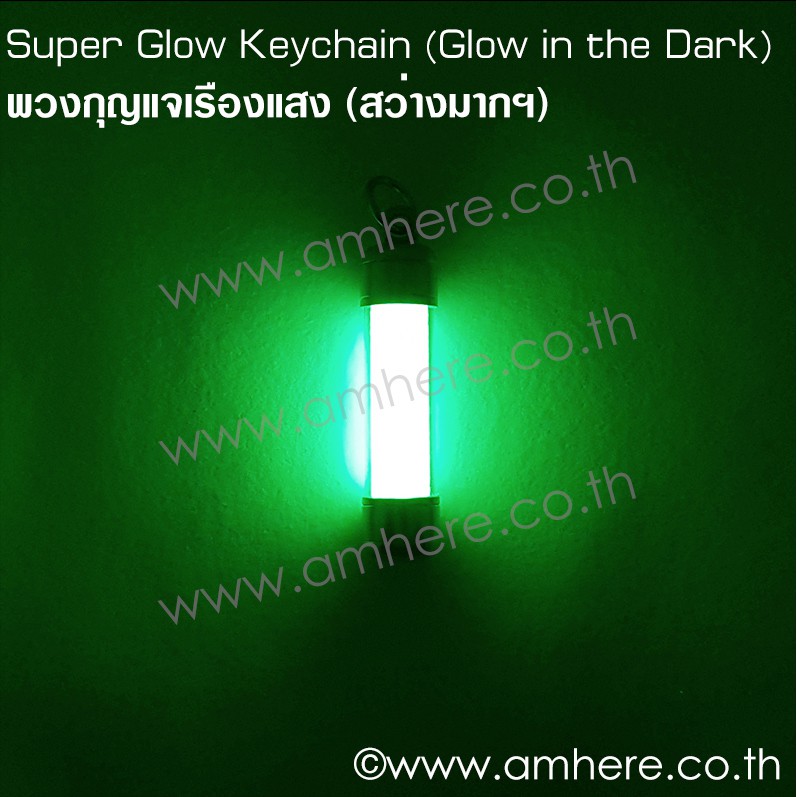 ภาพสินค้าSuper Glow Keychain BRIGHTEST Keychain (Pure Strontium Aluminate Sand) พวงกุญแจ ซุปเปอร์ เรืองแสง สว่างมากฯ20 ปีขึ้นไป จากร้าน amhere.glow บน Shopee ภาพที่ 3