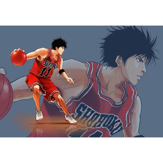 โปสเตอร์ Slam Dunk สแลมดังก์ การ์ตูน ญี่ปุ่น Poster ของขวัญ โปสเตอร์สำหรับเด็ก Japan Anime SlamDunk โปสเตอร์การ์ตูน