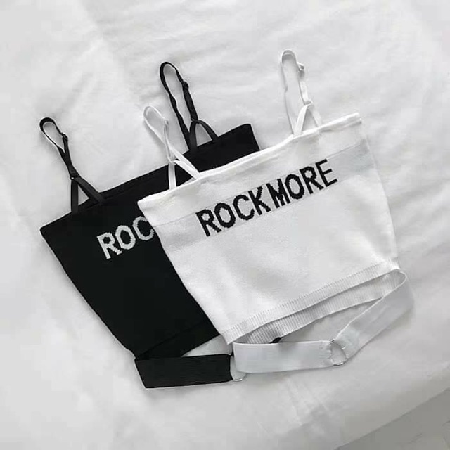 เสื้อสายเดี่ยว-สายฝอ-พิมพ์ลาย-rock-more