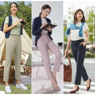 ภาพขนาดย่อของภาพหน้าปกสินค้ากางเกงยูนิโคล่Women Smart 2WAY STRETCH .เอวยางยืดสวมใส่สบายพร้อมดีเทลสวย จากร้าน jimmy_by_shop2hand บน Shopee ภาพที่ 5