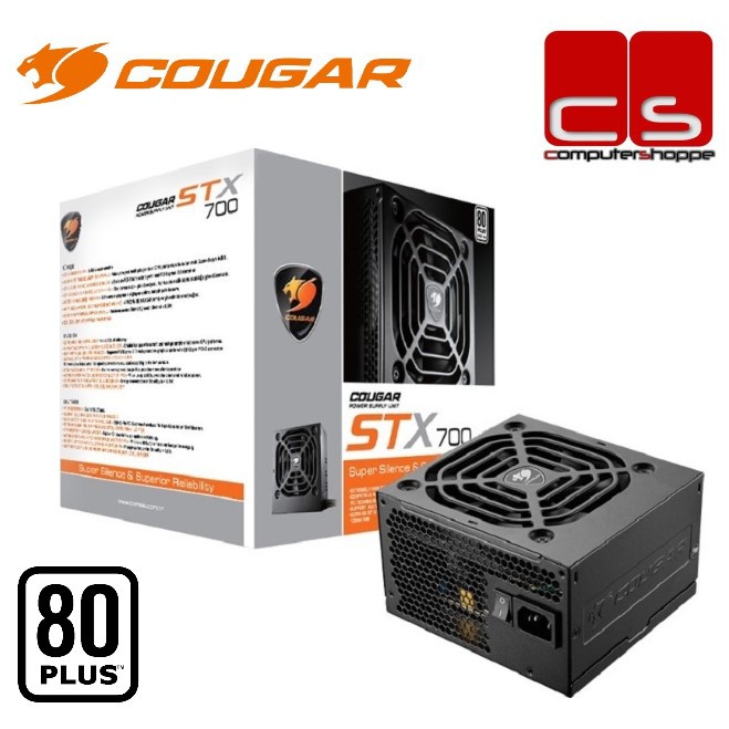 พาวเวอร์ซัพพลาย Cougar STX 700 80PLUS (700W) | Shopee Thailand