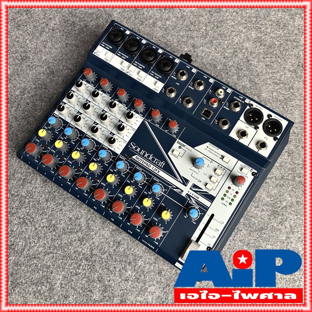 soundcraft-notepad-12fx-mixer-มิกซ์-มิกเซอร์-เครื่องปรับแต่งเสียง-เครื่องเสียง-เครื่องปรับเสียง-เอไอ-ไพศาล