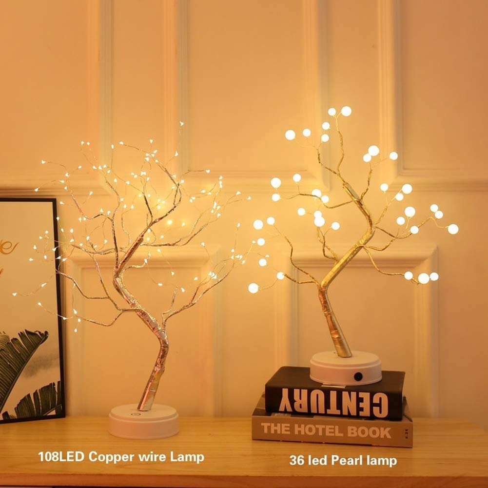 ภาพหน้าปกสินค้าโคมไฟตั้งโต๊ะ LED สำหรับตกแต่งห้องนอน จากร้าน trendycollection.th บน Shopee