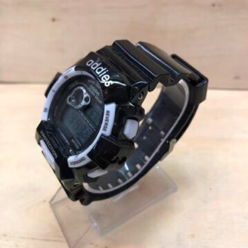 นาฬิกาข้อมือชาย-addies-เครื่องญี่ปุ่นระบบquartz-hybrid-analog-digital-สายและเรือนซิลิโคนทรงกลม40มม-water-resistance2atm