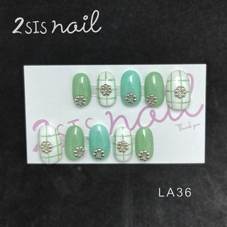 [พร้อมส่ง] เล็บเจลสำเร็จรูป ไซต์M 💅🏻 LA36