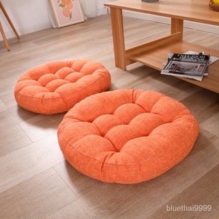 【บลูไดมอนด์】1pcs Thicken Round Futon Hassock Seat Cushion Tatami Mattress Pouf Bedding Sitting Pillow Home Decor