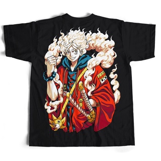 One Piece Luffy Shirt อะนิเมะเสื้อยืดที่ได้รับแรงบันดาลใจ Unisex เสื้อผ้าหลวมฟิตติ้ง ?b=