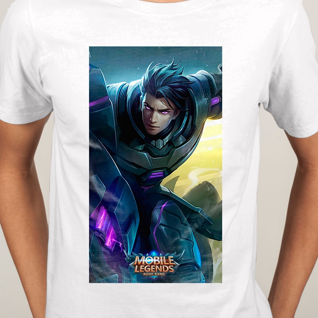 เกม-mobile-legends-เสื้อยืดคอกลมแขนสั้นผู้ชาย-เสื้อยืด-ชุดลำลอง-เสื้อยืดเกมมิ่ง