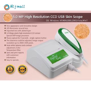 Hlfmall New  English 5.0 MP USB Portable Digital Skin Scanner Diagnosis Analyzer IK22