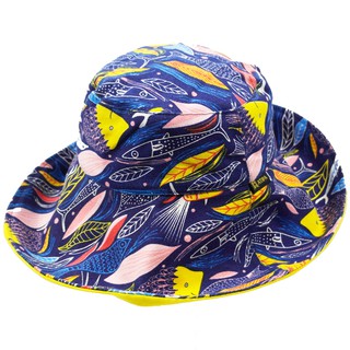 ATIPA หมวกปีกกว้างแทนร่ม ป้องกันแดด UV ใส่ได้ทั้งสองด้าน พับเก็บสะดวกในกระเป๋าถือ