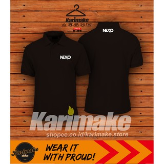 เสื้อโปโลแขนสั้น พิมพ์ลายโลโก้ Nexo Karimake สําหรับผู้ชาย