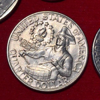เหรียญควอเตอร์ (25 เซนต์) อเมริกา ปี 1976