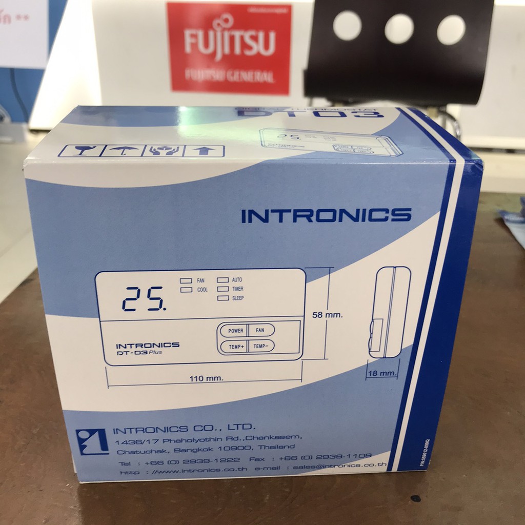 รูมแอร์ รีโมทคอนโทรล INTRONICS รุ่น DT-03 รูมเทอร์โมสตรัทแอร์ ดิจิตอล ...