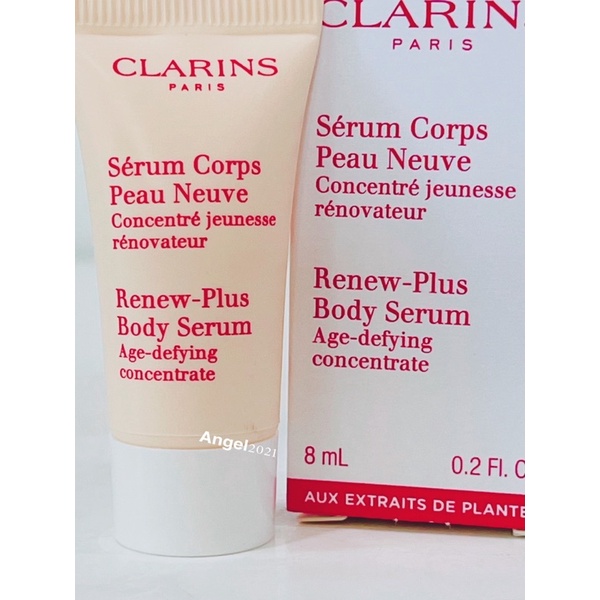 บอดี้เซรั่ม-กระชับ-ปรับผิวเนียนเรียบ-clarins-renew-plus-body-serum-8ml