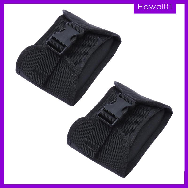 1 Pair Scuba Diving Trim Counter 2kg 5lbs Weight Pocket Pouch with Quick Release Buckles Straps