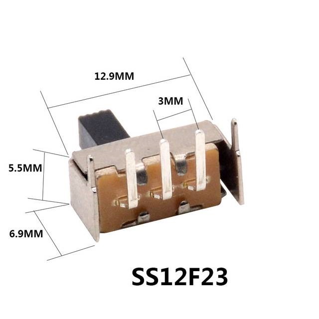 สวิทช์-เลื่อน-slide-switch-toggle-switch-3-ขา-ขนาด-5-5x12-9mm-สวิทช์เลื่อน-3ขา-ss12f23-1-ตัว