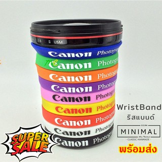 สินค้า WristBand ริสแบนด์ CANON NIKON ใส่แขนก็ได้ ใส่เลนส์ก็ดี