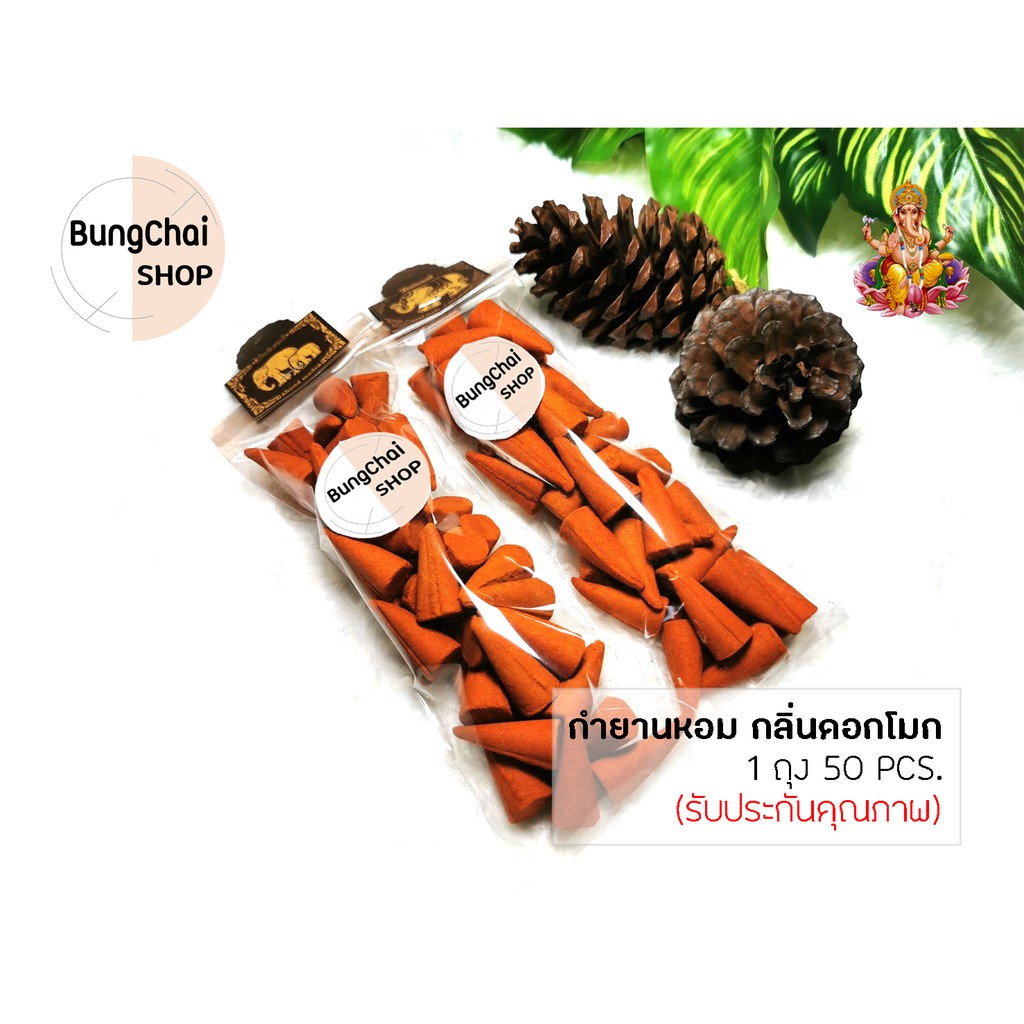 bungchai-shop-กำยานหอม-กลิ่นดอกโมก-50pcs-จุดถวายเทพ-บูชา-ขอพรต่างๆ