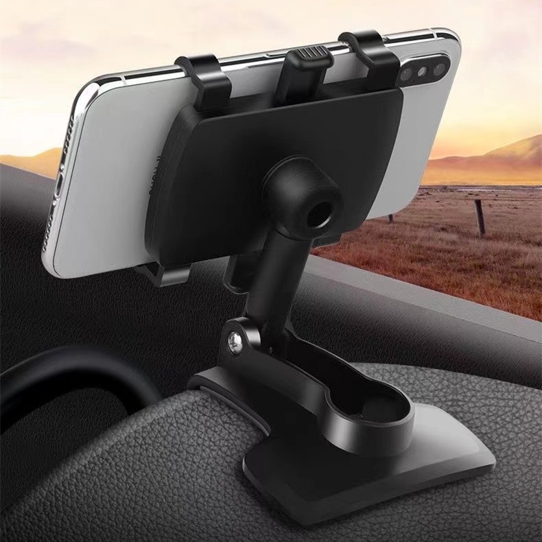 รูปภาพของที่วางโทรศัพท์ในรถ ที่ยึดมือถือในรถ แท่นวางโทรศัพท์ แบบหนีบ Car 360  หมุนแท่นยึดอุปกรณ์ในรถรถที่วางโทรศัพท์9919ลองเช็คราคา