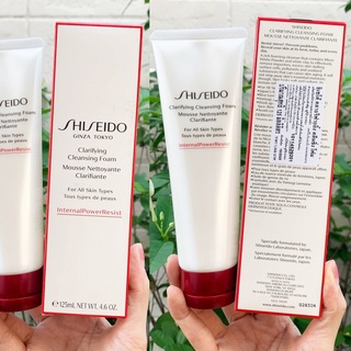 Shiseido Clarifying Cleansing Foam 125ml .👉สินค้ามีฉลากไทย