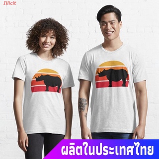 เสื้อยืดกีฬา Rhino Essential T-Shirt Mens Womens T-shirts
