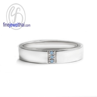 Finejewelthai-แหวนโทพาซ-โทพาซ-แหวนพลอย-แหวนเงินแท้-พลอยประจำเดือนเกิด-Topaz-Silver-Ring-Birthstone-R1419tp