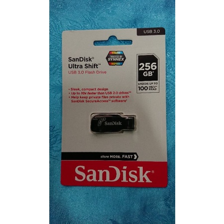 sandisk-ultra-shift-usb-3-0-flash-drive-256gb-ของใหม่-มือหนึ่ง-lt-รับประกันสินค้า-5-ปีโดย-synnex-gt